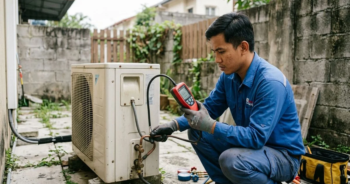 How to Spot an Aircond Gas Leak Before It Kills Your Compressor